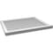 Ekena Millwork Vertical Surface Mount PVC Gable Vent w/ 2"W x 2"H , Brickmould Sill Frame, 32"W x 26"H GVPVE32X2603SN - alternate 4